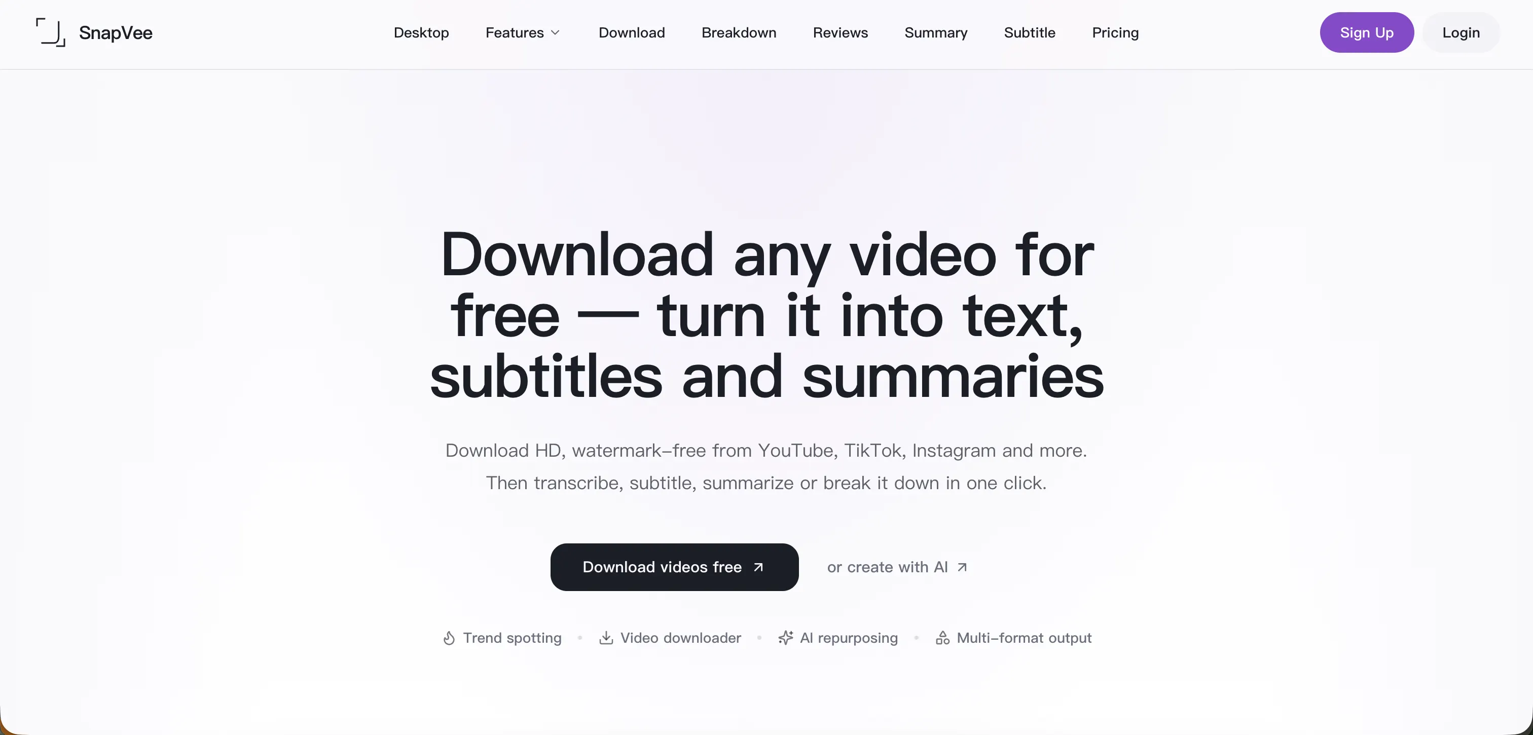 SnapVee Studio screenshot 1